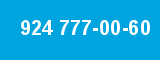 924 777-00-60